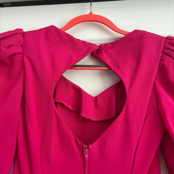 Vintage Time & Eternity Sharon Atkin 1980's Pink Puff Princess Gown 10 Prom - Picture 8 of 16